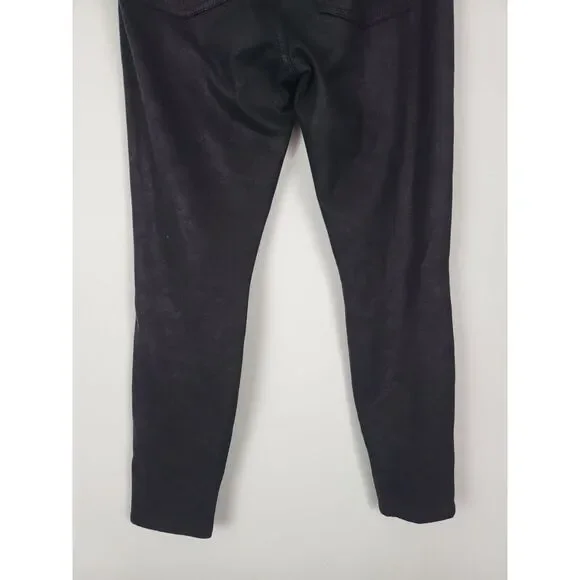 7 For All Mankind Jeans 27 Womens Black Mid Rise Classic Skinny - Picture 8 of 9